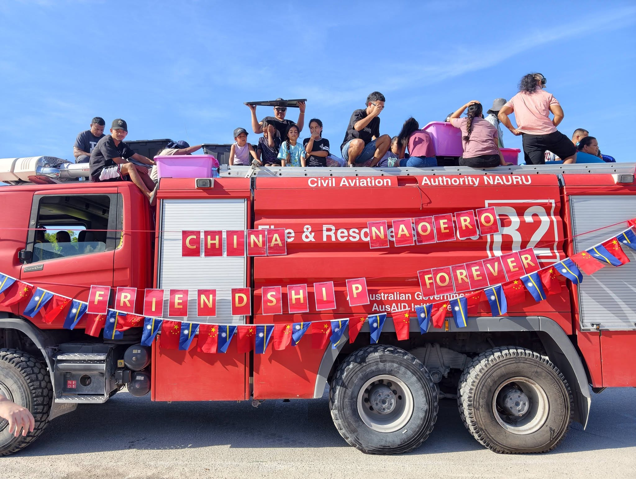 AMOS Food Group Candy Distribution in Nauru