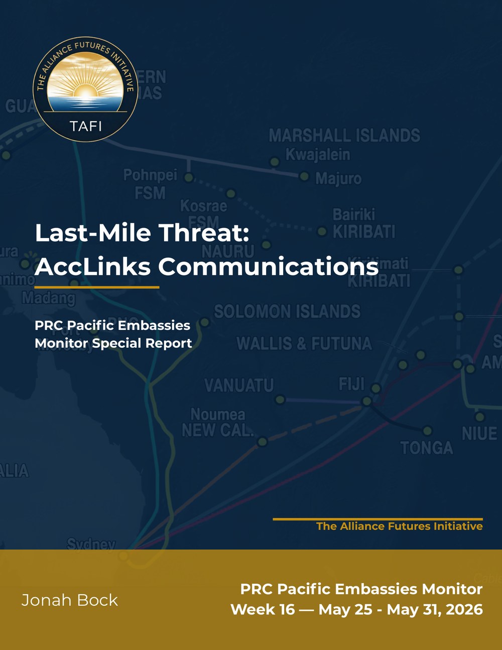 Last-Mile Threat: AccLinks Communications — PRC Pacific Embassies Monitor Special Report cover