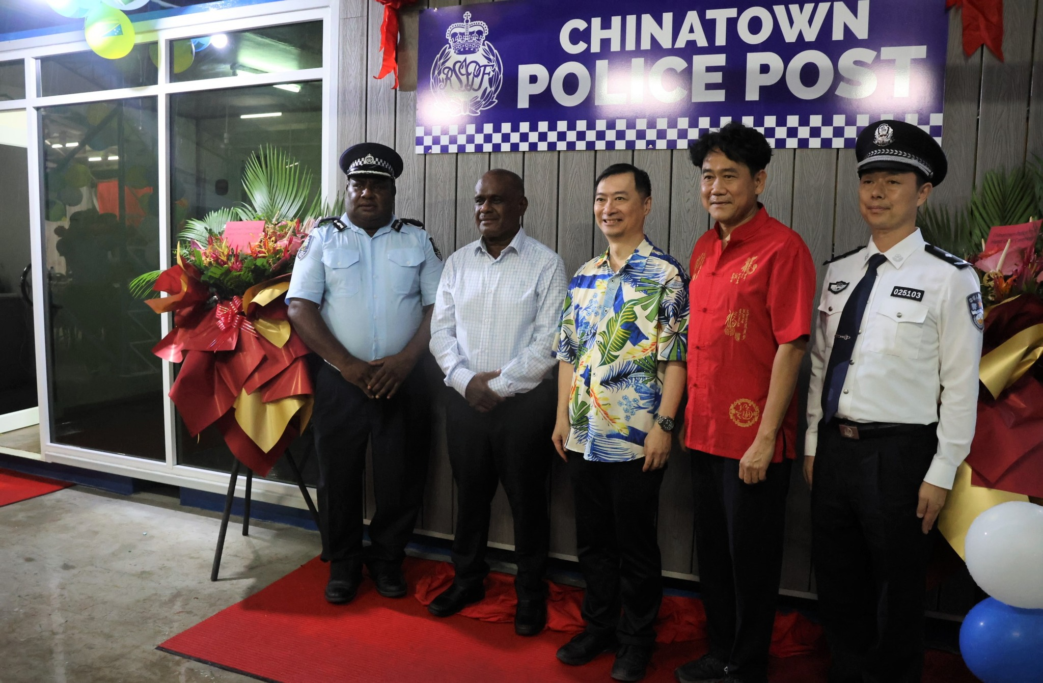 PM Manele attends Chinatown Police Post handover ceremony